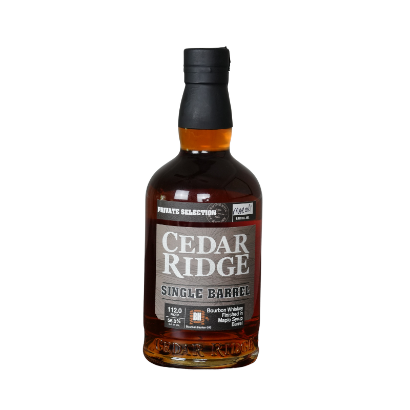 Cedar Ridge Single Barrel Bourbon Finished in Maple Syrup Barrel